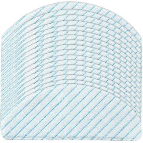 Chuancheng Lot de 50 Chiffons, serpillères jetables Solides pour Ecovacs Deebot Ozmo N8 Pro +/T8 Max/T9 AIVI/T8 +/N8 Pro/T8 AIVI/ N8/T9 +Robot de Nettoyage, pièces pour Robot de Nettoyage (1/5)
