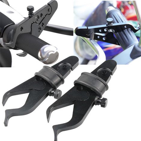 Zubehör für Motorräder und Elektrofahrzeuge: Tempomat, Gasgriffklemme, Gasgriffarretierung und arbeitssparende Befestigungsvorrichtung. (1/5)