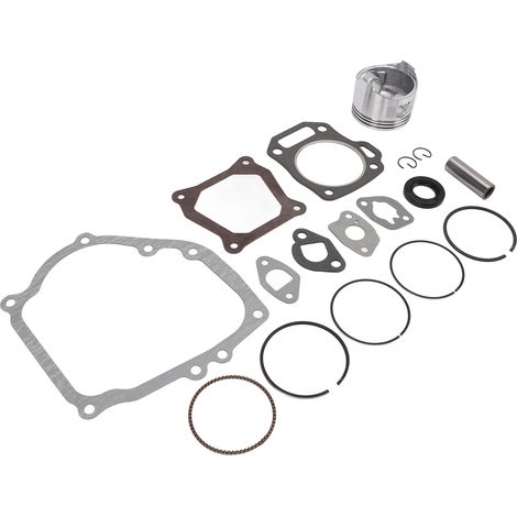 Kit 17 pièces segments de piston + joints d'huile + rondelles, remplacement 13101-ZH8-010 pour moteurs GX160 GX200 168F, essence 4 temps, joint étanchéité complet (1/5)