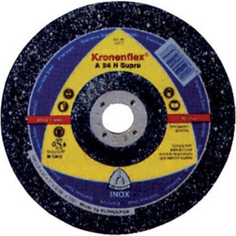 Disque À Ébarber Tendre - Ø 125 mm - Épaisseur 6 mm - Acier Inox - Pour Meuleuse