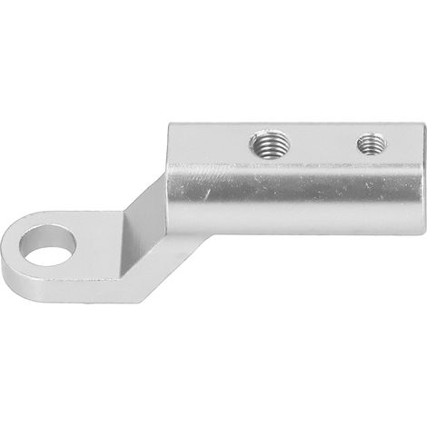 Rallonge Support Rétroviseur Moto Aluminium pour VTT Électrique Argent, Extension Guidon Vélo, Kit Miroir Arrière Robust (1/5)