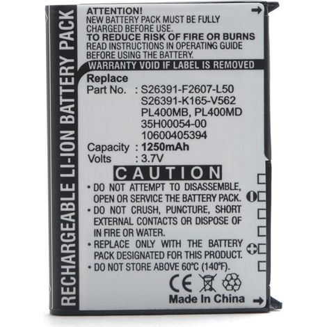 NX - Batterie téléphone, smartphone, GSM 3.7V 1250mAh - 10600405394PL400MBPL400MDPL500MBPZX65S2639 (1/4)