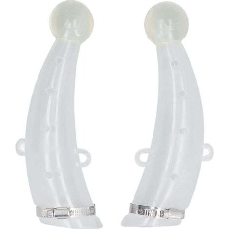 Housse de Protection pour Corne de Bovin, Protection en Silicone pour Corne de Vache avec Gel de Silice à Coins Ronds pour Bovin Vache Libetock (1/4)