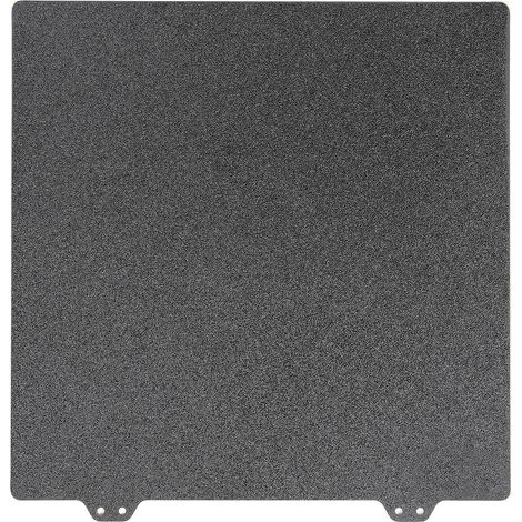 Strukturierte Federstahlplatte, beidseitig glatt, für Ender-3 3pro 3D-Drucker, 235 mm, schwarz