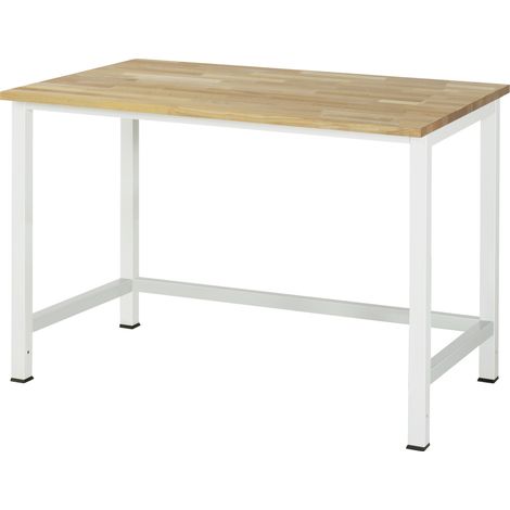 Rau Werktisch Buche-Massiv-Platte BxTxH 1250x800x825 mm (1/5)