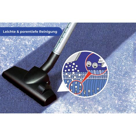 Maximex Teppich-Reinigungspulver 3er Set, Staubarm und schnelltrocknend, Weiß,  weiß