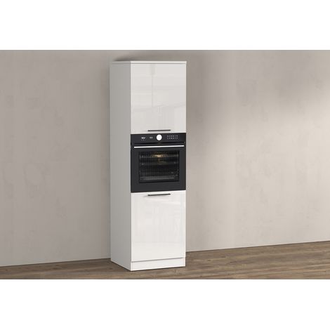 Colonne de cuisine pour four blanc brillant Louna (1/5)