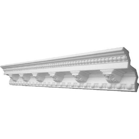 Decosa Stuckleiste Gloria, 2 m x 100 mm x 100 mm Kreative Wandgestaltung