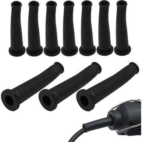 Lot de 10 protections de câble pour meuleuses d'angle, 70 x 8 mm, manchon de câble en caoutchouc, gestion des câbles, perceuse électrique, outils électriques (1/5)