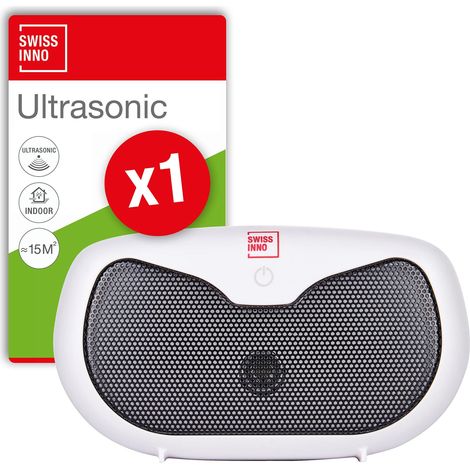 SWISSINNO Scaccia Roditori Ultrasuoni a Batteria 20 m²: Scaccia topi, ratti, martore e altri roditori con potenti ultrasuoni, per uso interno. X1 (1/5)