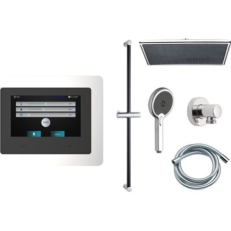 PRESTO 89930000 Kit Ducha Carbono Empotrado - ref: 89930000 (1/2)