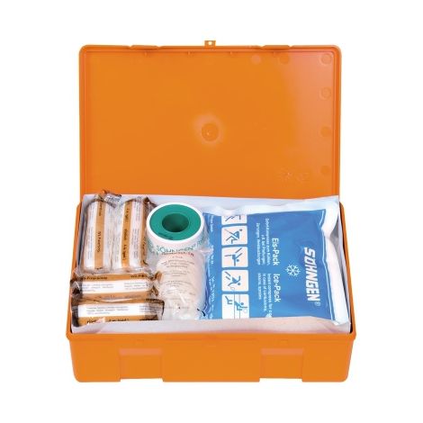 Söhngen Verbandskasten Kiel KU mit Füllung, orange, Größe 260x160x80 mm (1/4)