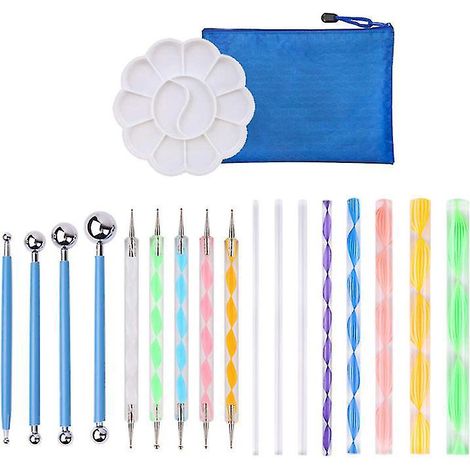 19 outils à pointiller pour mandala (1/3)
