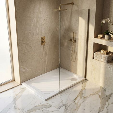 Piatto doccia rettangolare 70x90 cm in ceramica antiscivolo Gemma 2  Dolomite