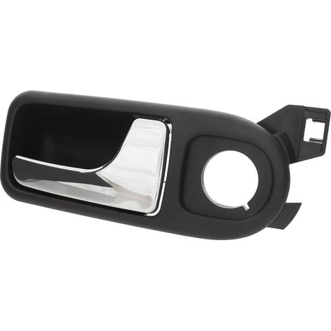 Manija interior de puerta VW Lupo 99-06 NEGRO + CROMO derecha (1/2)