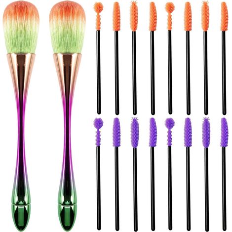 Set di 18 spazzole per la pulizia della macchina da cucire, con setole dense, ideali per rimuovere la polvere, in silicone e per la manutenzione di lavori di cucito e artigianato. (1/5)