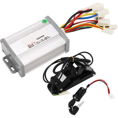Contrôleur de moteur 48 V 800 W et pédale d'accélérateur avec clés de verrouillage pour vélo/scooter électrique (1/5)