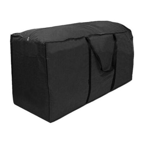 Sacs de rangement pour sapin de Noël avec fermeture éclair, imperméable à l'eau et à la poussière en tissu Oxford 210D pour meubles de jardin, coussin, sac de rangement (noir, 1735176 cm) (1/4)
