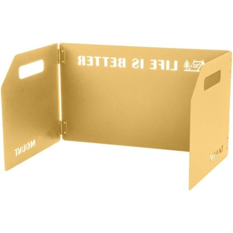 Pare-Brise de Réchaud de Camping Pliable pour Extérieur, Pique-Nique, Cuisine 1 Pièce C (1/5)