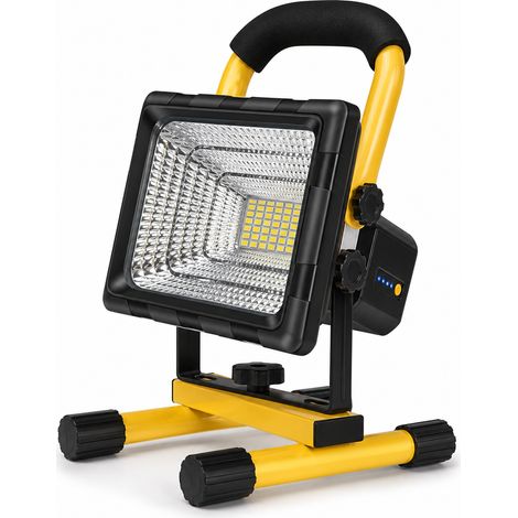 Wiederaufladbarer LED-Strahler 400 W für Baustelle Camping 26 cm (1/5)