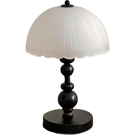 Lampe de table en verre de 32 cm (12,6 pouces), lampe de lecture moderne, lampe de table pour salon, tricolore réglable (1/5)