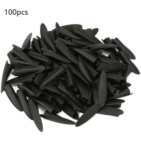 100pcs 9.5mm Wooden Dowels for Pocket Drilling Jig, Work Tool Accessories (Black) (1/5)