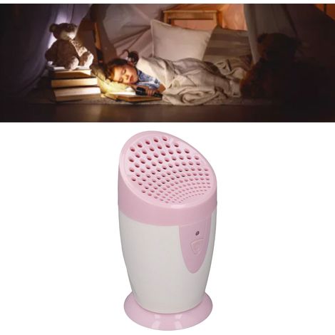 Purificador de aire portátil con ozono e iones negativos – Modo normal/potencia máxima – Para oficina, coche y hogar – Color rosa (1/5)