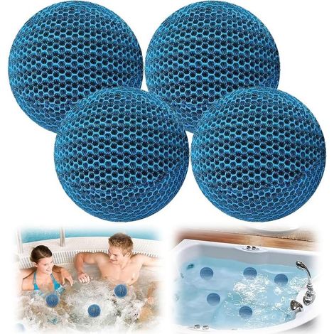 Lot De 4 Absorbeurs d'Écume pour Spa, Mousse Absorbante Réutilisable pour Éliminer Les Écumes, pour Accessoires De Spa, Piscine Et Spa (1/5)