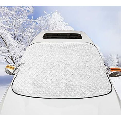Ahlsen Couverture Pare Brise Voiture,Protege Pare Brise Givre Universelle pour Voiture Anti UV Neige Glace Pluie et Soleil Repliable Devenirriche (1/5)