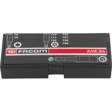 Jeux de 9 embouts de vissage High Perf' + porte-embouts 6 - Facom (1/2)