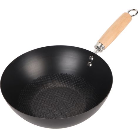 Poêle à frire, répartition uniforme de la chaleur, revêtement lisse, cocotte multifonctionnelle en fonte avec poignée ergonomique pour la cuisine de tous les jours, 24 cm / 9,44 pouces (1/5)