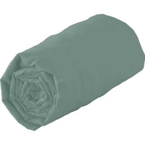 Drap housse 100% coton bio bonnet 30 cm Bronze 80x200 cm
