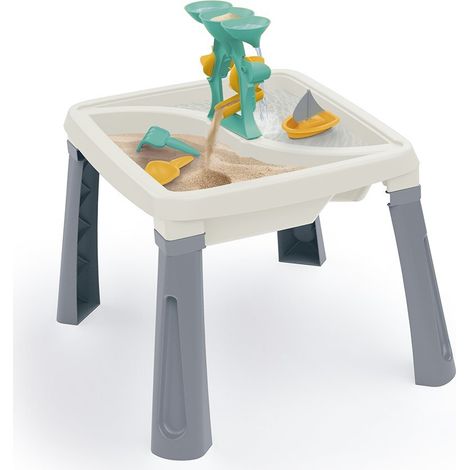 Table de sable et d'eau Dolu + accessoires Blanc/Gris (1/5)