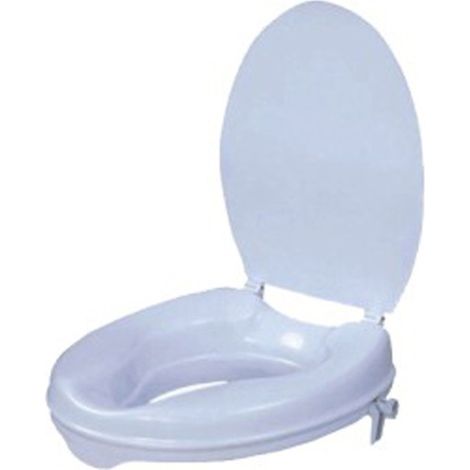 REHAUSSEUR DE SIÈGE DE TOILETTE AVEC COUVERCLE - 11 CM