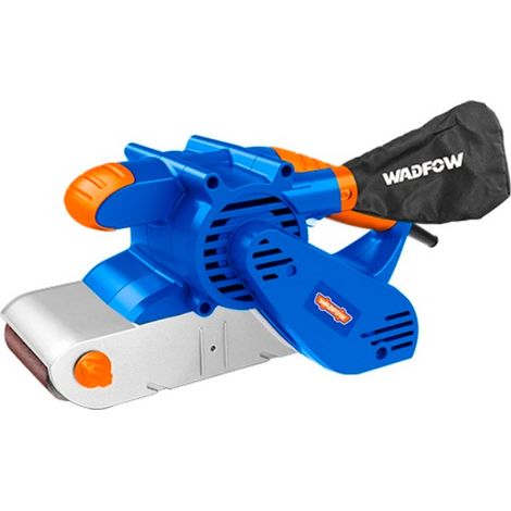 Levigatrice a nastro WADFOW 1200W, 220-240V, 200-400 giri/min, 610x100 mm, aspirazione polvere