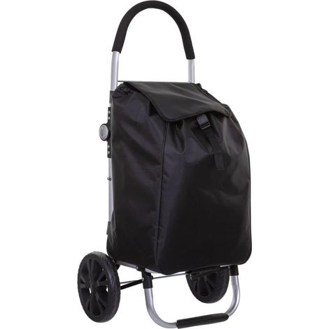 Chariot de courses pliable AC-Déco – Noir (1/5)