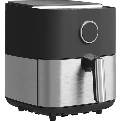 Friteuse à air chaud 8 L, 1700 W, 8 programmes, circulation d'air chaud à 360°, affichage LED, noire (1/5)