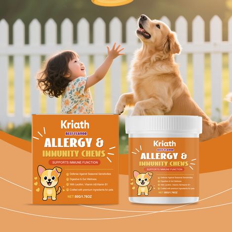 Comprimés vitaminés à croquer pour animaux de compagnie à usage général, complément alimentaire naturel pour les soins quotidiens – 50 g (1/5)