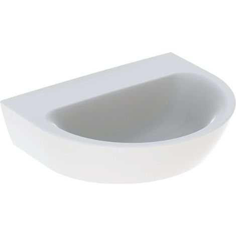 Geberit Renova lavabo, sans trou pour robinet, sans trop-plein, (1/2)