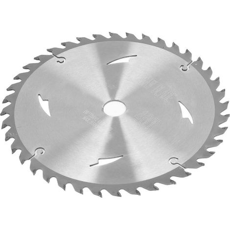 Kreissägeblatt mit alternierender Verzahnung, 10 Zoll, 40 Zähne, Hartmetall, für Holzbearbeitung, Kork und Hartholz