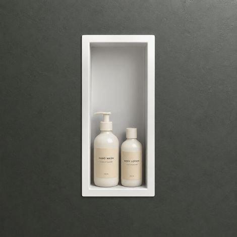 Mai & Mai Étagère Murale à Carreler 15x30x8,3cm Niche de Douche à Encastrer en Inox (1/5)