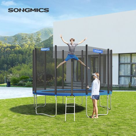 Songmics – Coussin de protection pour trampoline Ø427cm – Résistant aux UV et à l'eau – Housse en PVC 310g/m² – Épaisseur 1,5cm – Protection bord à bord (1/5)