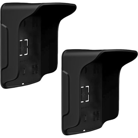 Paquete de 2 fundas impermeables para timbres: funda impermeable de plástico antirreflejos para la mayoría de los timbres con vídeo.