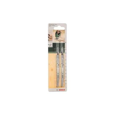 BOSCH 2609256A05 Stichsägeblatt HCS, T 308 B Extra-clean for Wood (1/3)