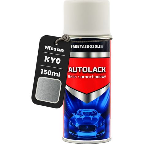 Pintura en aerosol para coche Nissan KY0 Sport (Blade) color plata metalizado, 150 ml. (1/5)