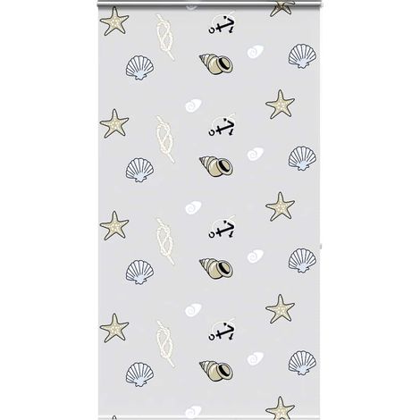 Duschrollo mit Kassette 140x240 cm Stoffbreite 136 cm
