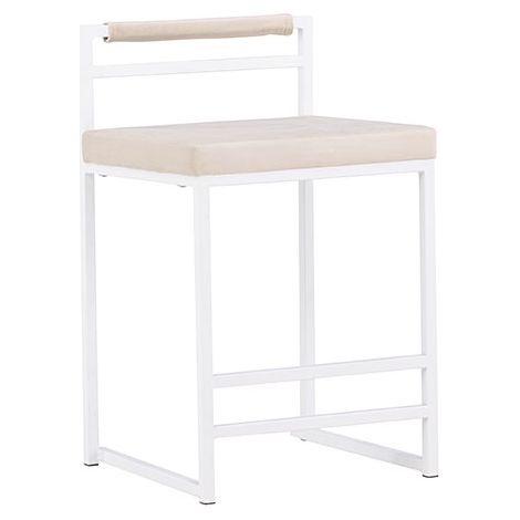 Opelika Barhocker Velours beige.