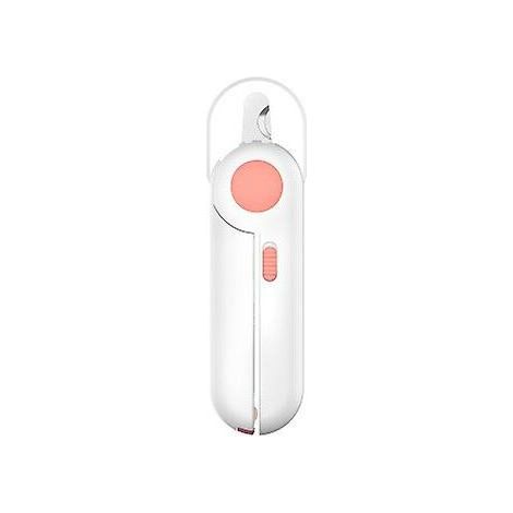 Coupe Ongles Professionnel Pour Chien Et Chat, Garde De Sécurité Et Lumière Led Avec Limes à Ongles Pour Petits Chiens Chats Oiseaux Lapin, Ciseaux à Ongles Pour Animaux De Compagnie Griffes Rose (1/4)