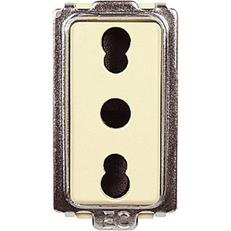 TONDO ART. ECL2545 PRESA BIVALENTE. Prezzo per 1 pezzo. (1/2)