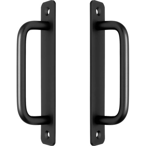 Maniglie per porte scorrevoli in lega di alluminio, maniglie a spinta e a trazione per cucina, bagno, armadio, garage, capannone, fienile, cancello e porte con piastre metalliche (1/5)